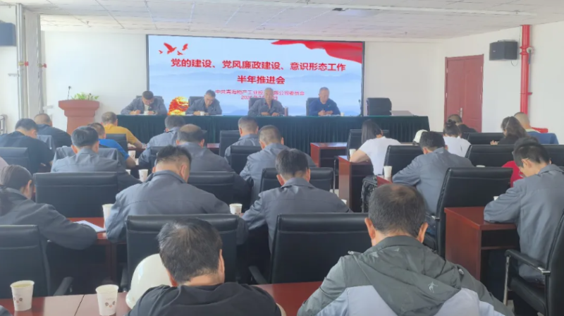 工投公司黨委召開黨的建設(shè)、黨風(fēng)廉政建設(shè)、意識形態(tài)工作半年推進(jìn)會